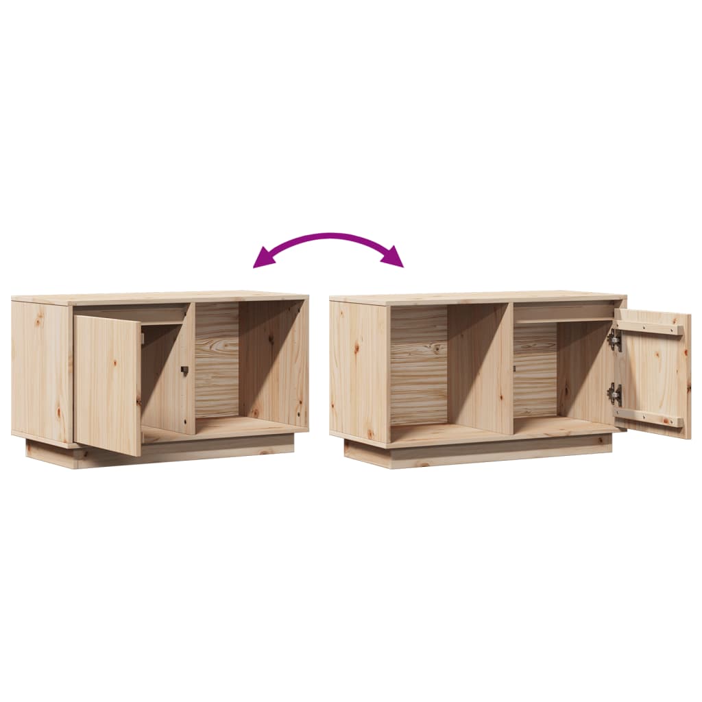 TV ormarić 74 x 35 x 44 cm od masivne borovine