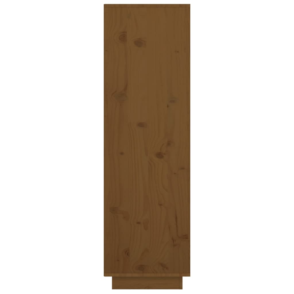 Visoka komoda boja meda 38 x 35 x 117 cm od masivne borovine