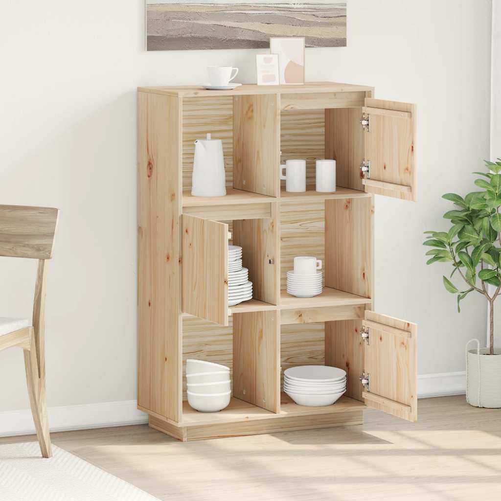Visoka komoda 74 x 35 x 117 cm od masivne borovine