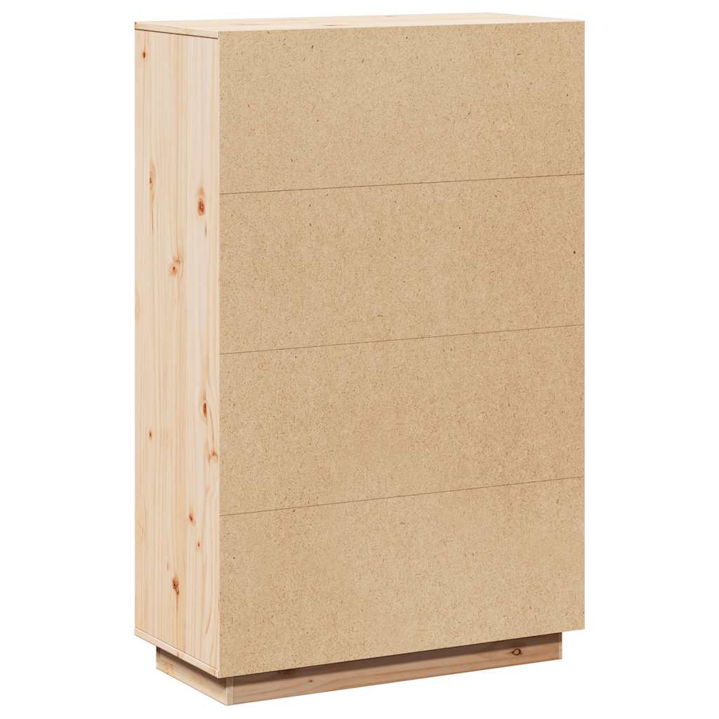 Visoka komoda 74 x 35 x 117 cm od masivne borovine