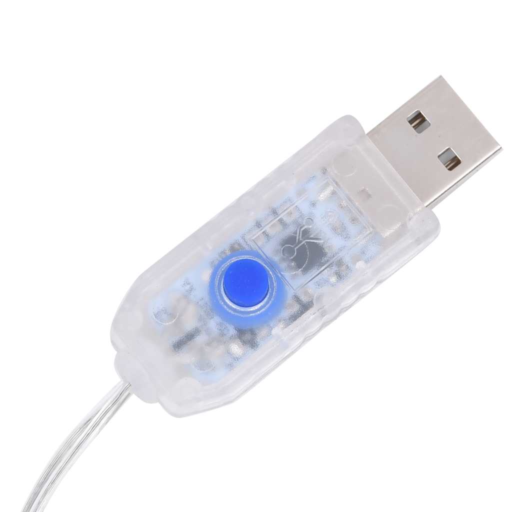 Božićni sobovi 2 kom topli bijeli 80 LED žarulja akrilni