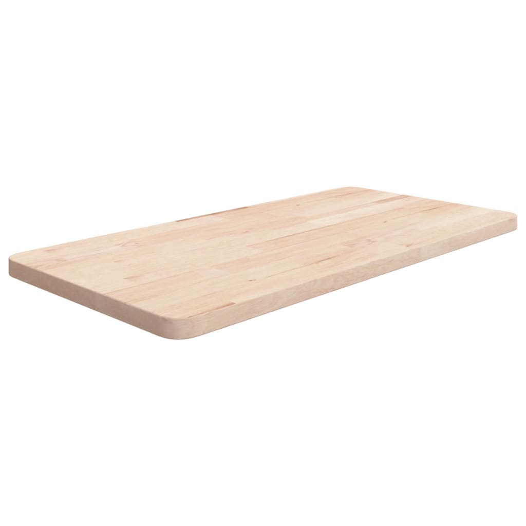 Kupaonska radna ploča 80x40x2,5 cm netretirano masivno drvo