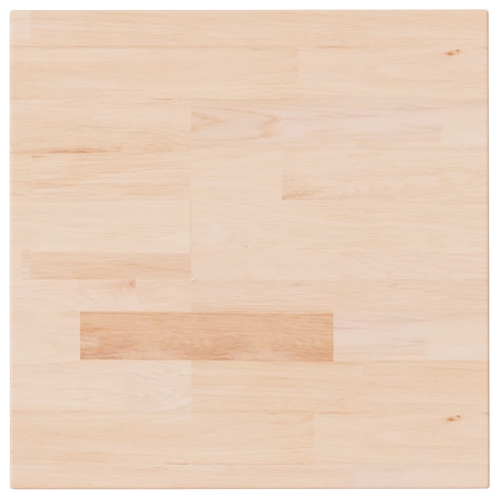 Četvrtasta stolna ploča 40x40x4 cm netretirana hrastovina