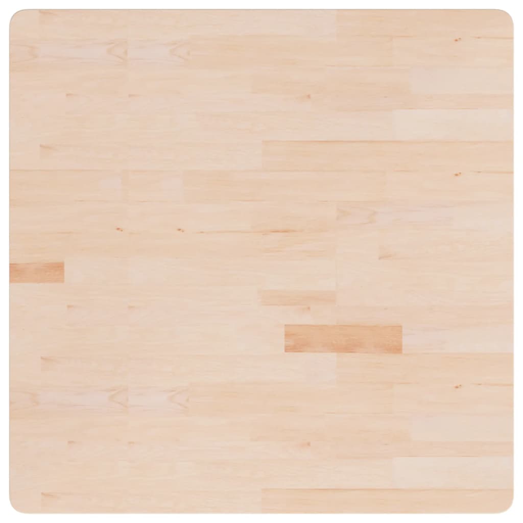 Četvrtasta stolna ploča 90x90x4 cm netretirana hrastovina