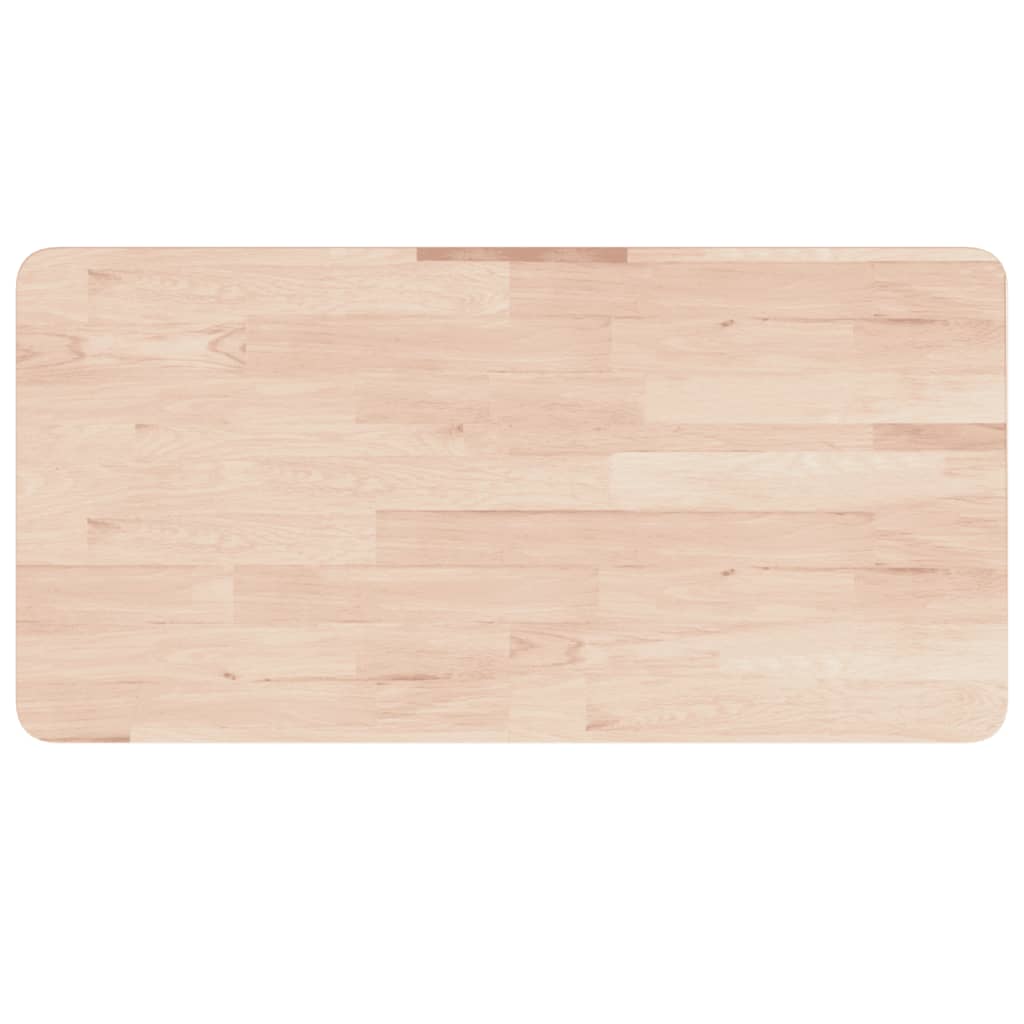 Kupaonska radna ploča 100x60x4 cm netretirano masivno drvo