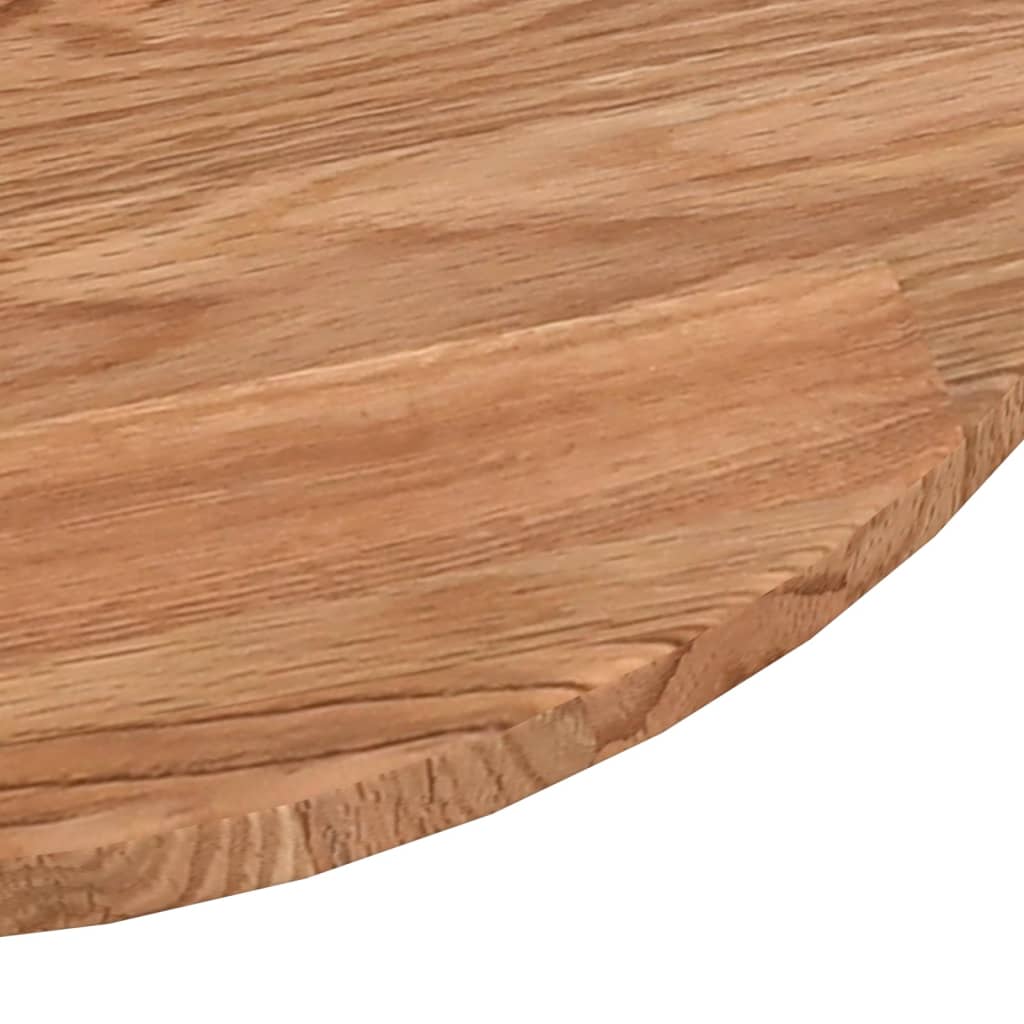 Okrugla stolna ploča smeđa Ø60x1,5 cm tretirana hrastovina