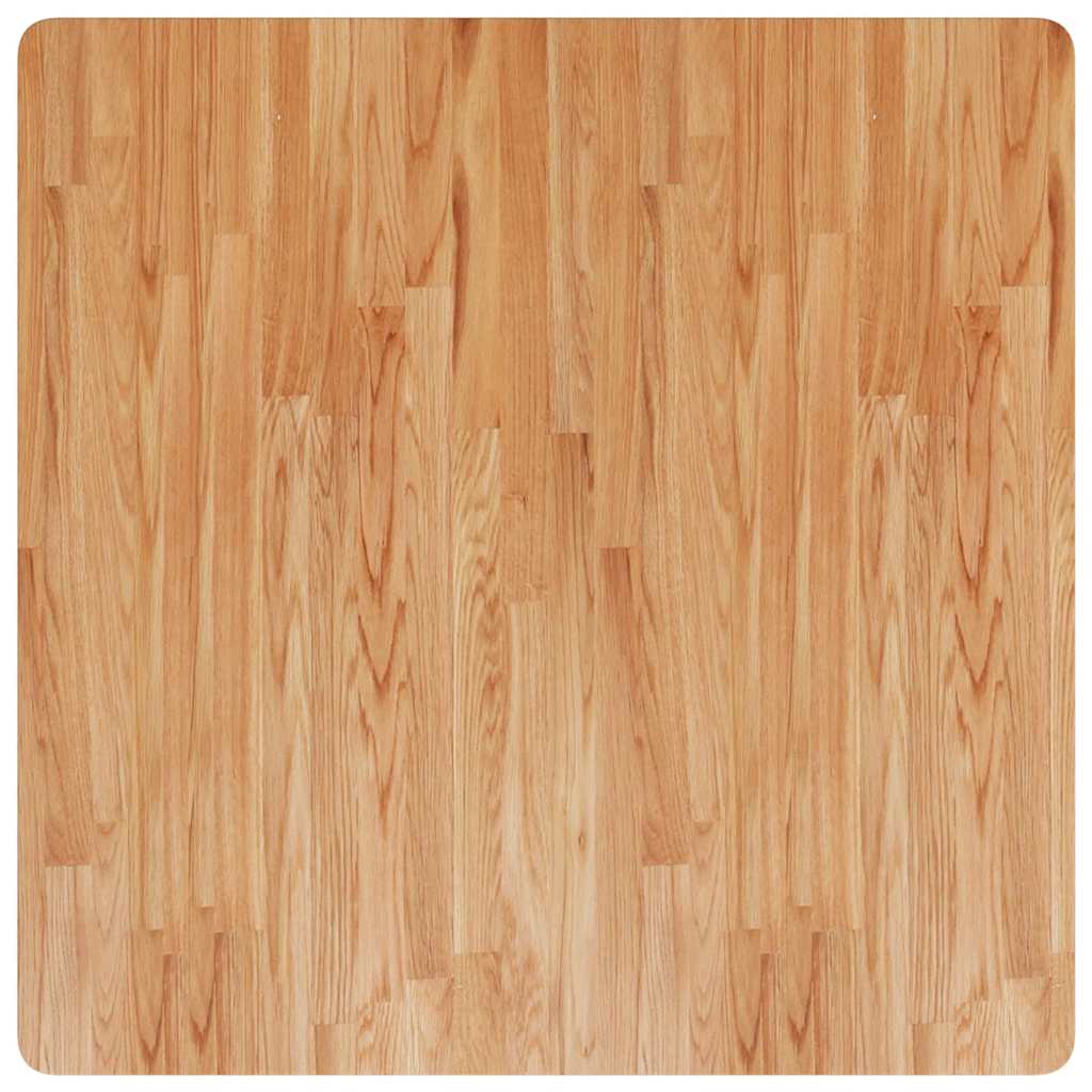 Četvrtasta stolna ploča smeđa 90x90x1,5 cm tretirana hrastovina