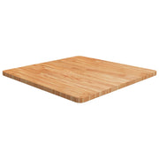 Četvrtasta stolna ploča svjetlosmeđa 70x70x2,5 cm od hrastovine