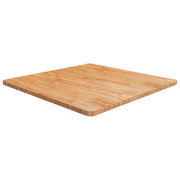 Četvrtasta stolna ploča svjetlosmeđa 80x80x2,5 cm od hrastovine