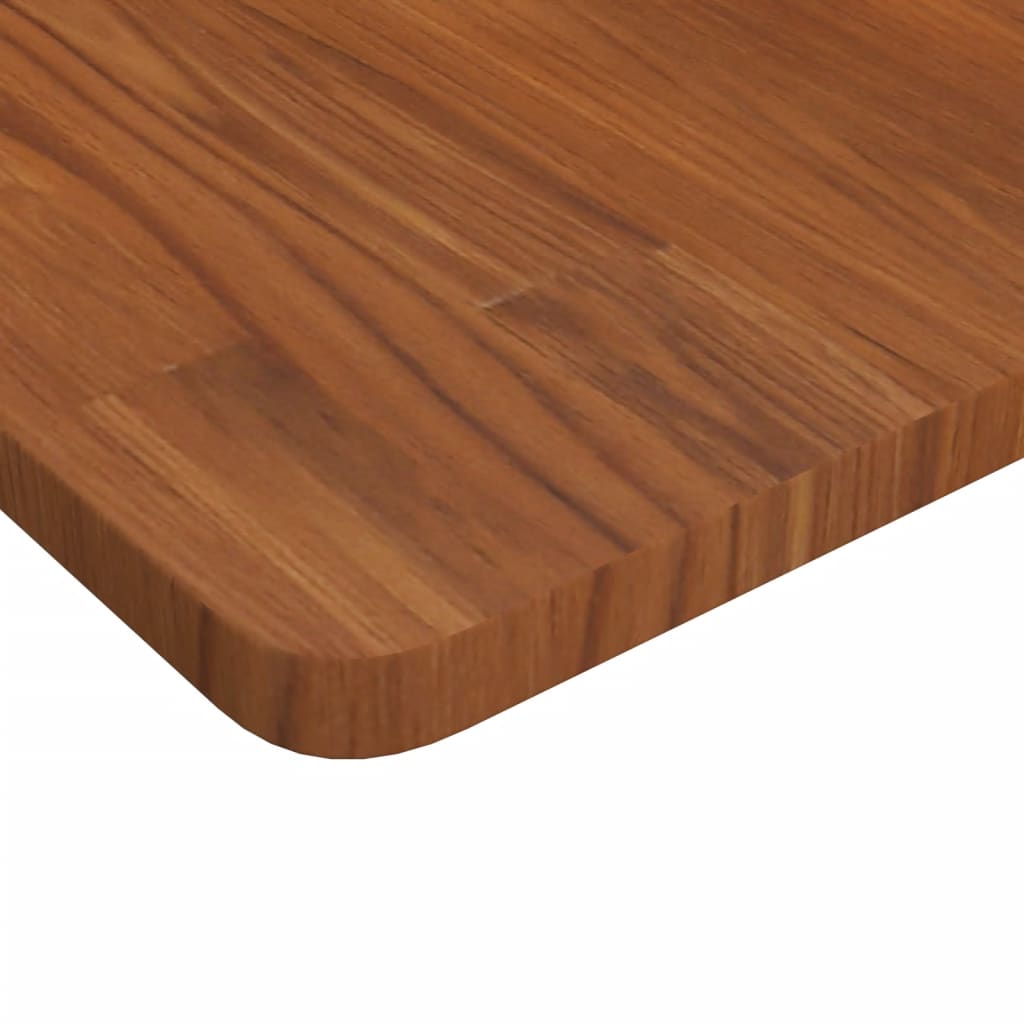 Četvrtasta stolna ploča smeđa 50x50x2,5 cm tretirana hrastovina