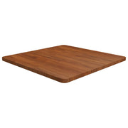 Četvrtasta stolna ploča smeđa 70x70x2,5 cm tretirana hrastovina