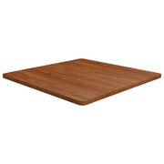 Četvrtasta stolna ploča tamnosmeđa 80x80x2,5 cm tretirani hrast