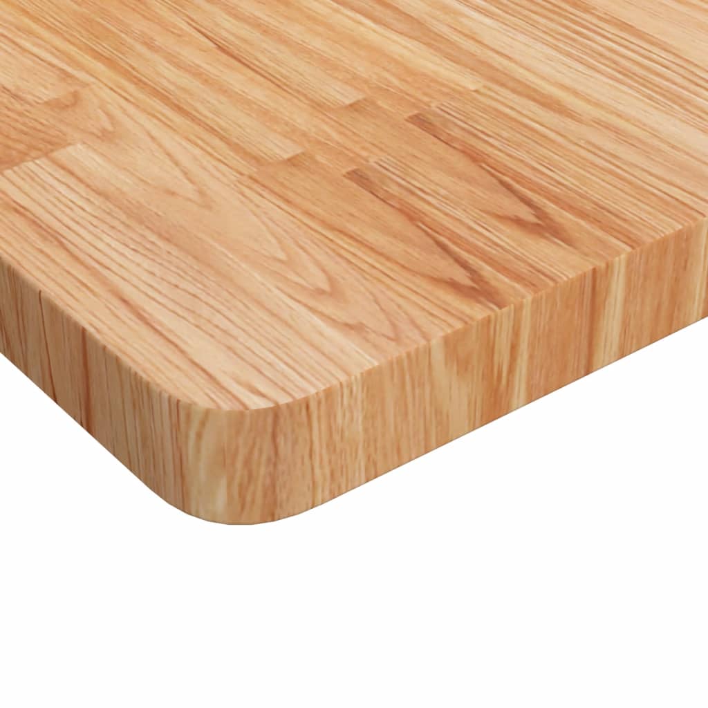 Četvrtasta stolna ploča smeđa 60x60x4 cm tretirana hrastovina