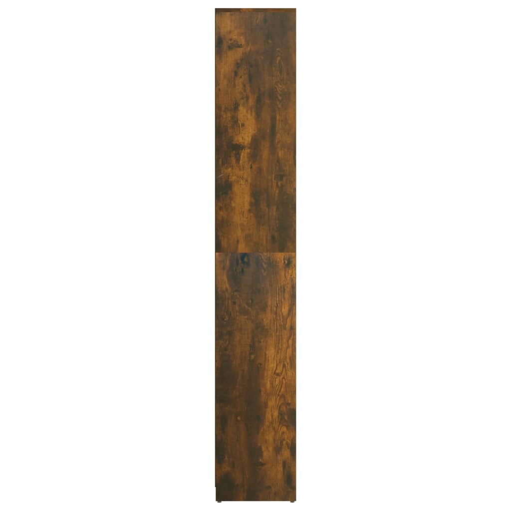 Kupaonski ormarić boja dimljenog hrasta 30x30x183,5 cm drveni