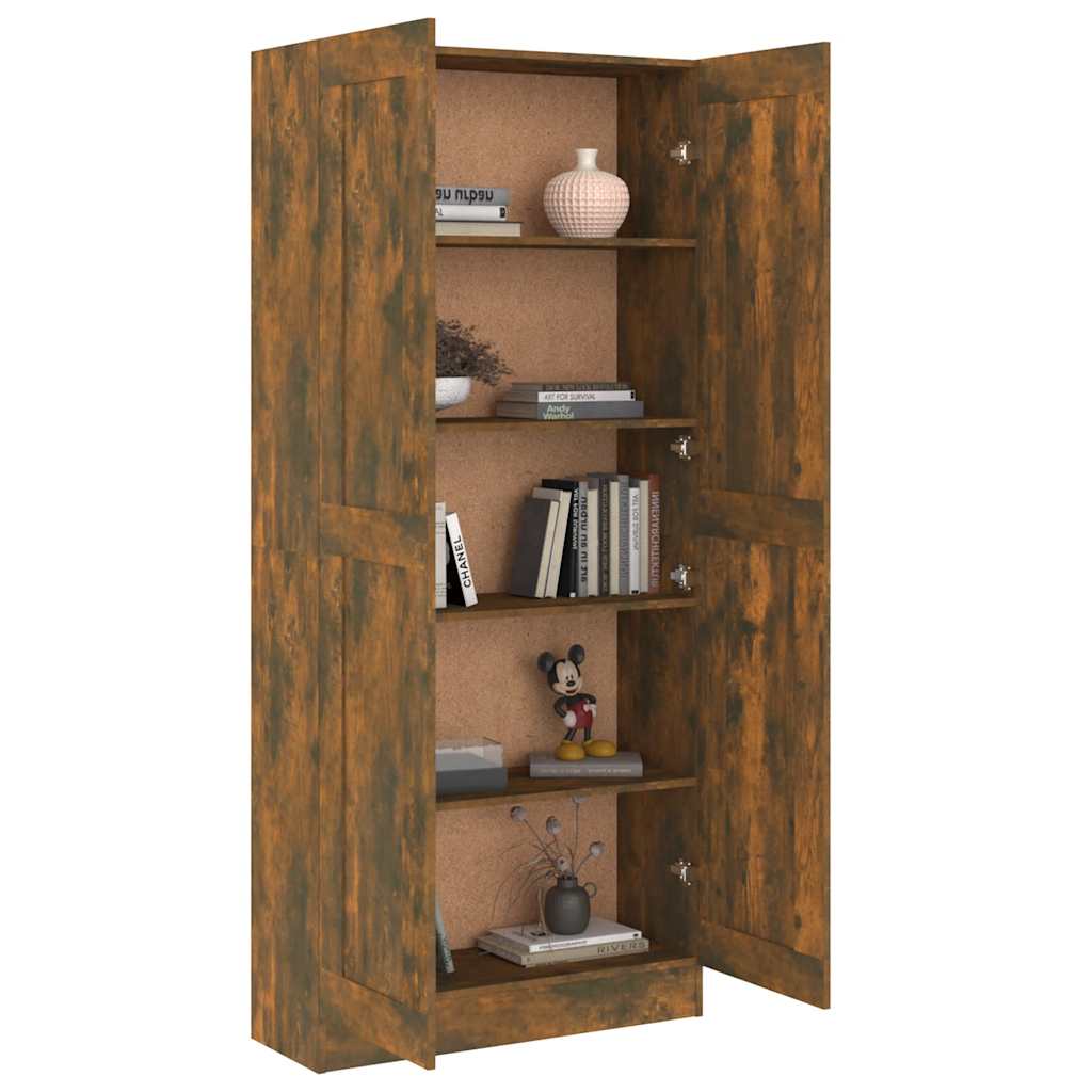 Noćni ormarić boja dimljenog hrasta 82,5x30,5x185,5 cm drveni