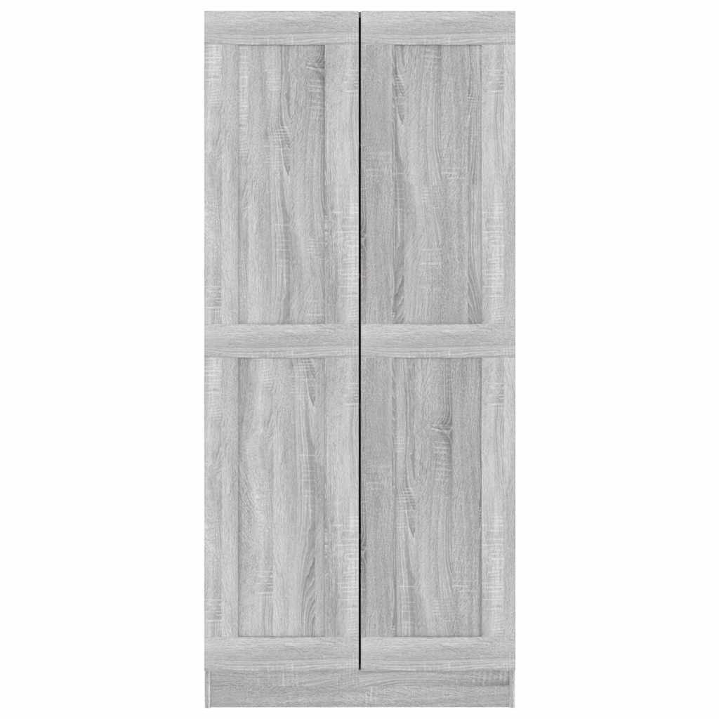 Noćni ormarić siva boja hrasta 82,5 x 30,5 x 185,5 cm drveni