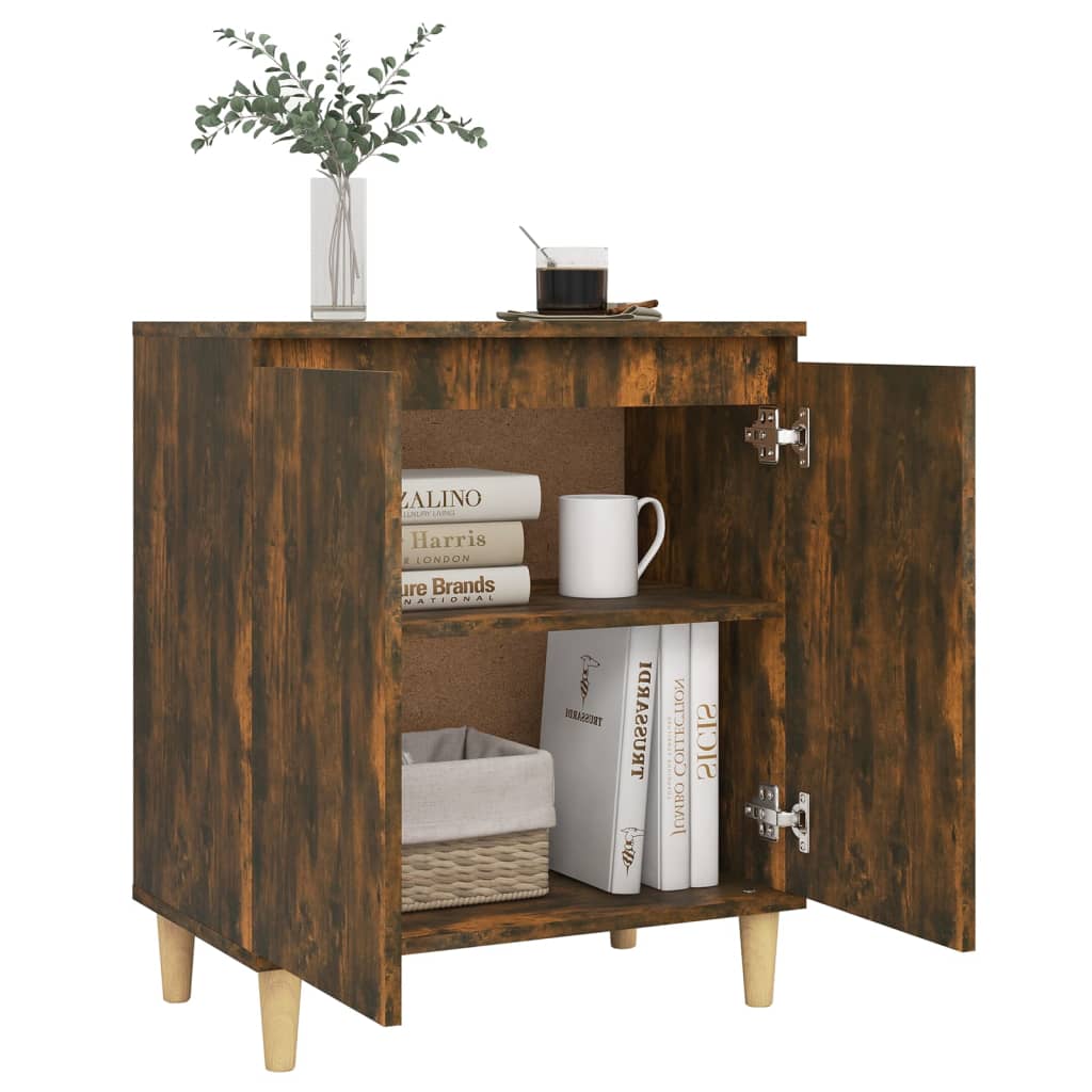 Komoda boja dimljenog hrasta 60 x 35 x 70 cm konstruirano drvo