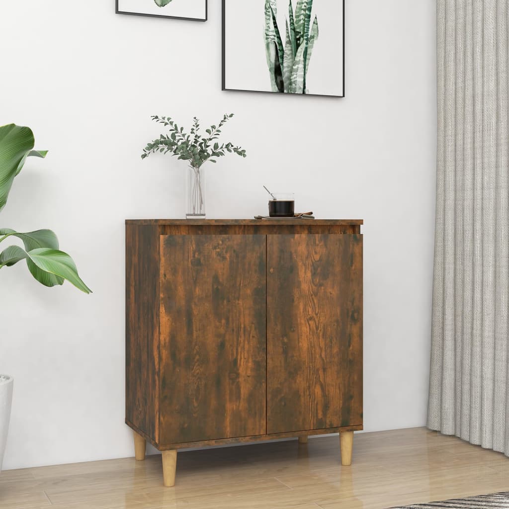 Komoda boja dimljenog hrasta 60 x 35 x 70 cm konstruirano drvo