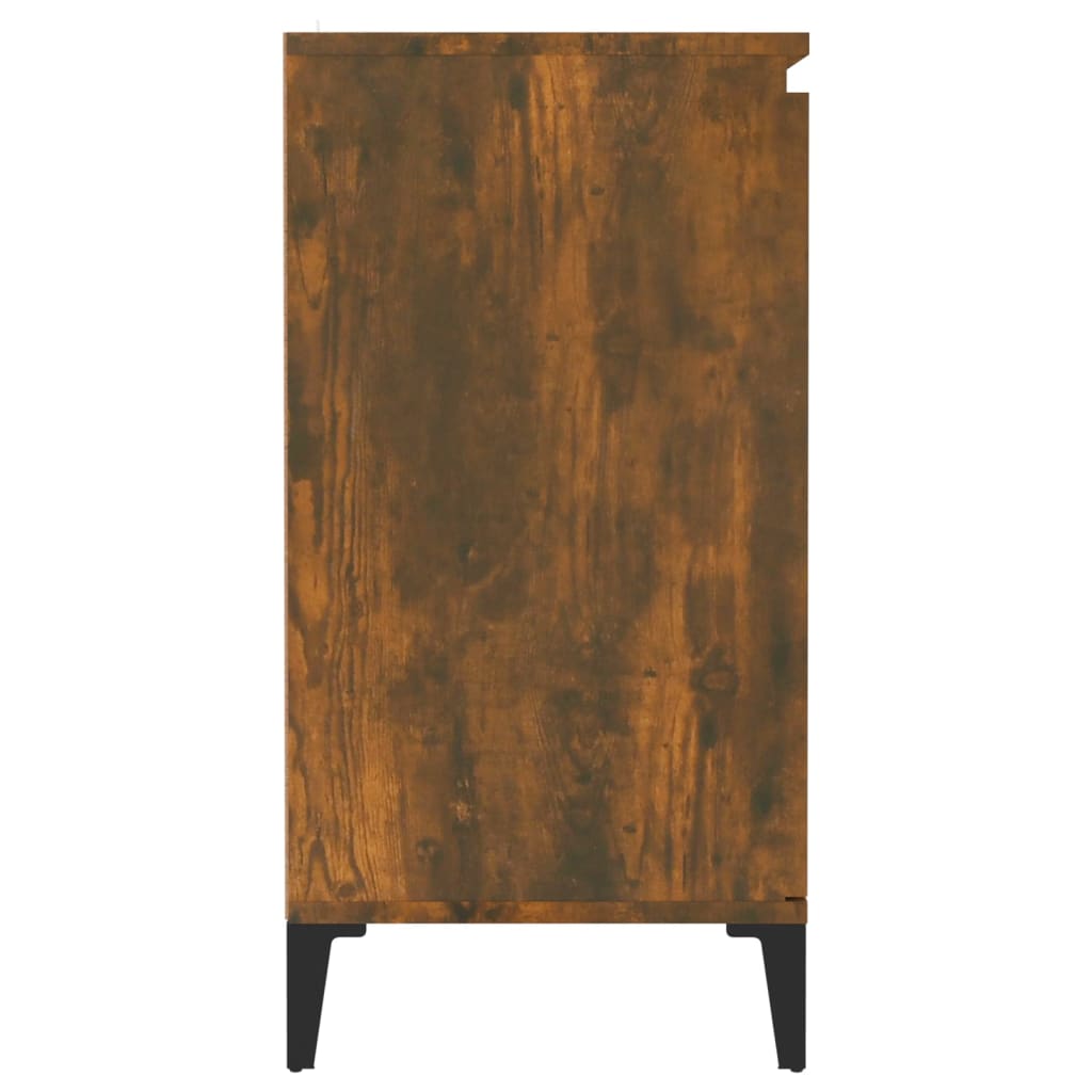 Komoda boja dimljenog hrasta 60 x 35 x 70 cm konstruirano drvo