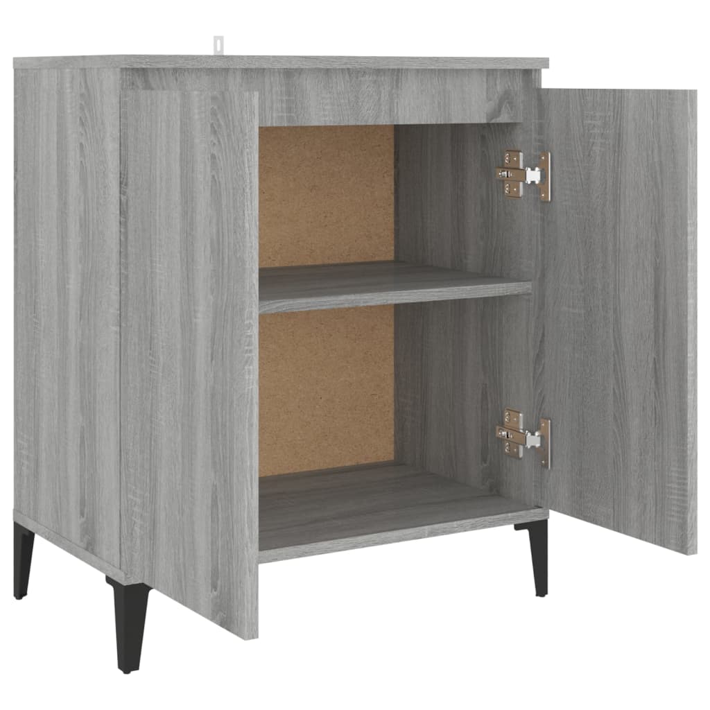 Komoda boja hrasta sonoma 60 x 35 x 70 cm konstruirano drvo