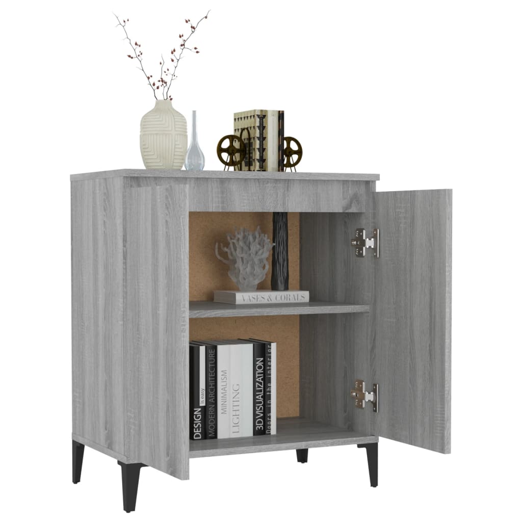 Komoda boja hrasta sonoma 60 x 35 x 70 cm konstruirano drvo