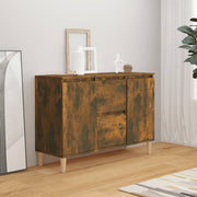 Komoda boja dimljenog hrasta 101x35x70 cm konstruirano drvo
