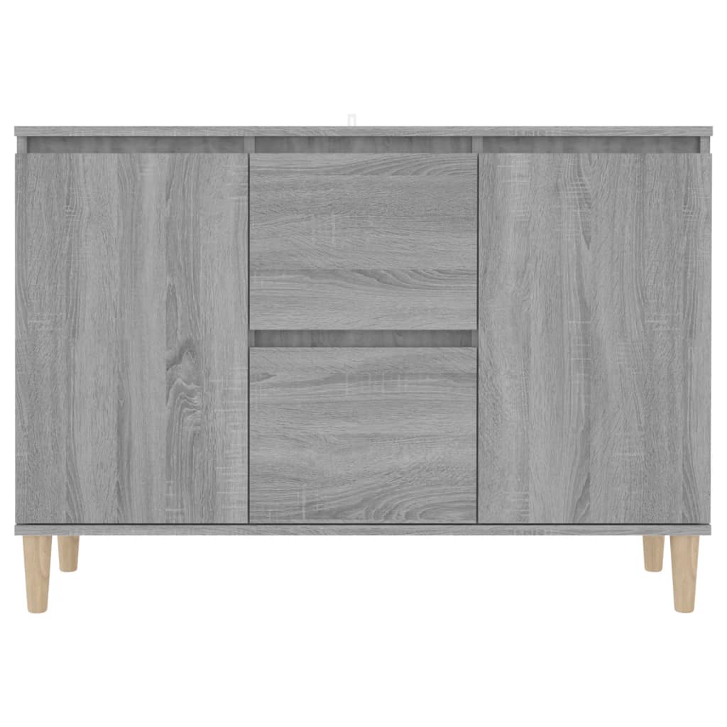 Komoda siva boja hrasta 101x35x70 cm od konstruiranog drva