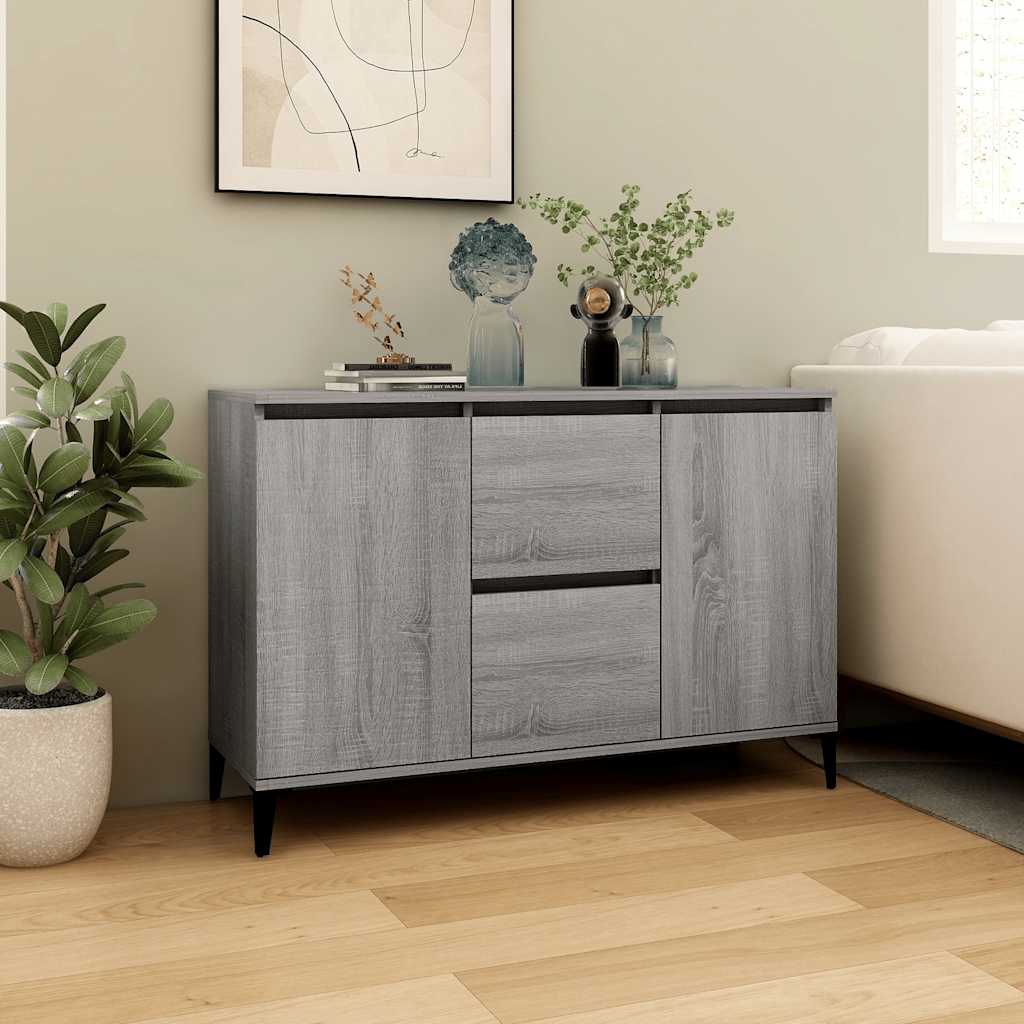 Komoda boja hrasta sonome 102 x 35 x 70 cm konstruirano drvo
