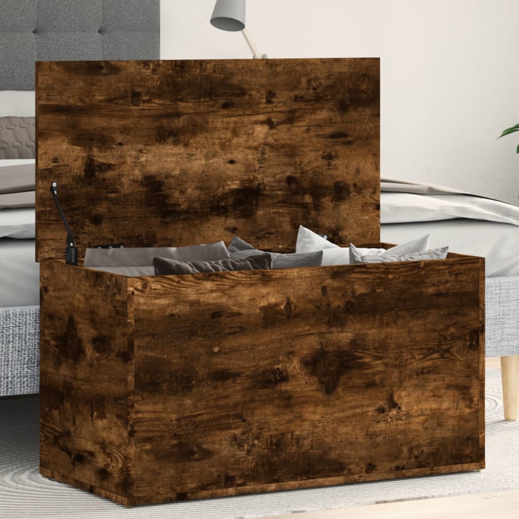 Škrinja za pohranu boja hrasta 84x42x46 cm konstruirano drvo
