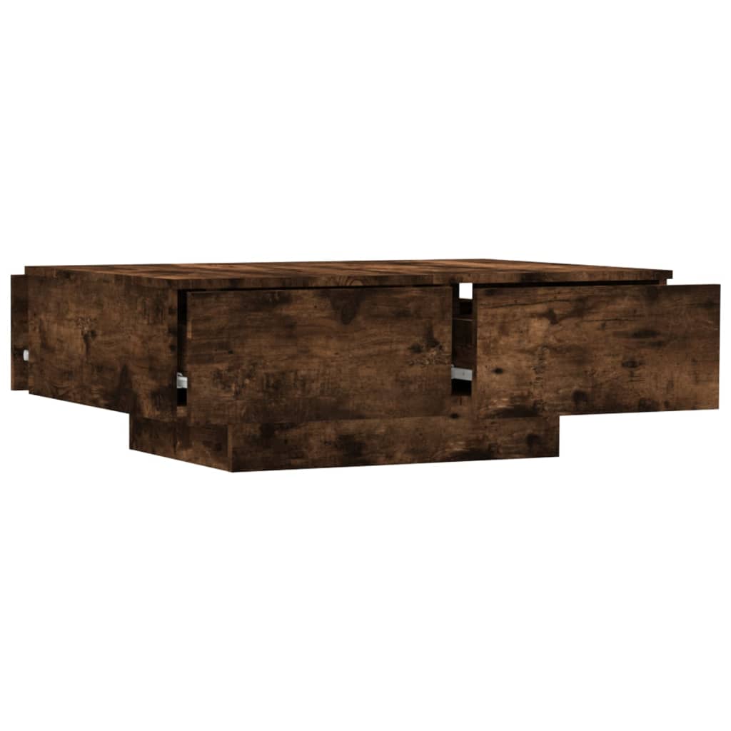 Stolić za kavu boja hrasta 90 x 60 x 31 cm konstruirano drvo