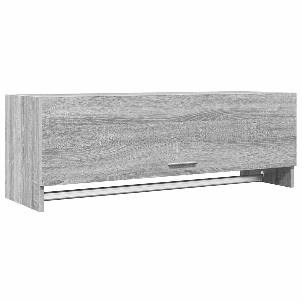 Ormar boja sivog hrasta 100x32,5x35 cm konstruirano drvo