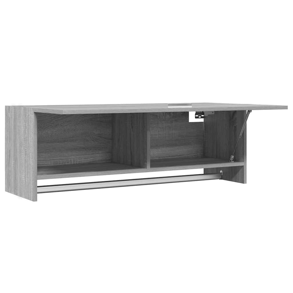 Ormar boja sivog hrasta 100x32,5x35 cm konstruirano drvo