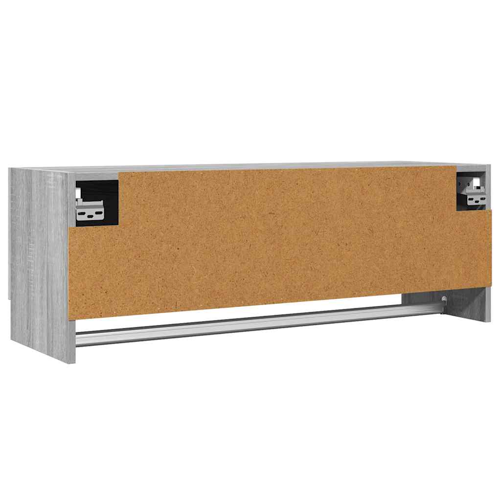Ormar boja sivog hrasta 100x32,5x35 cm konstruirano drvo
