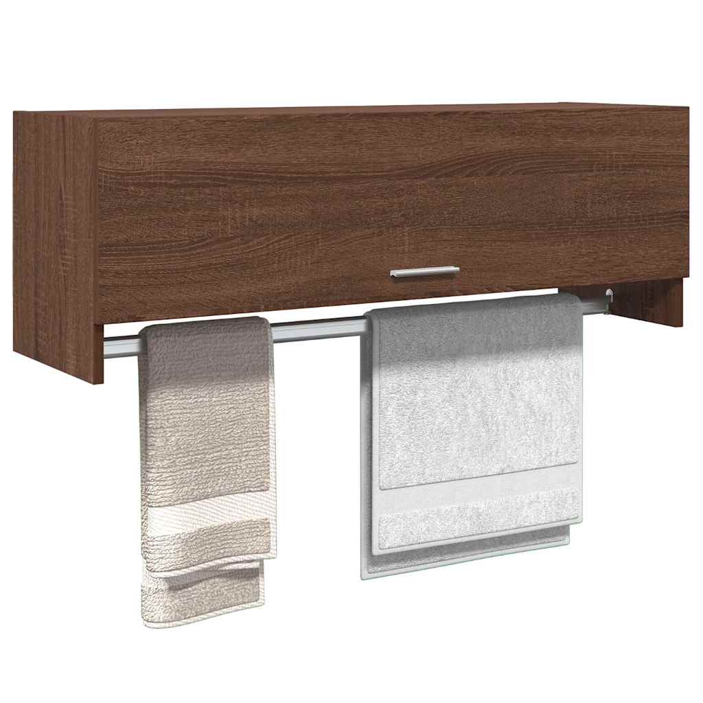 Ormar boja smeđeg hrasta 100x32,5x35 cm konstruirano drvo