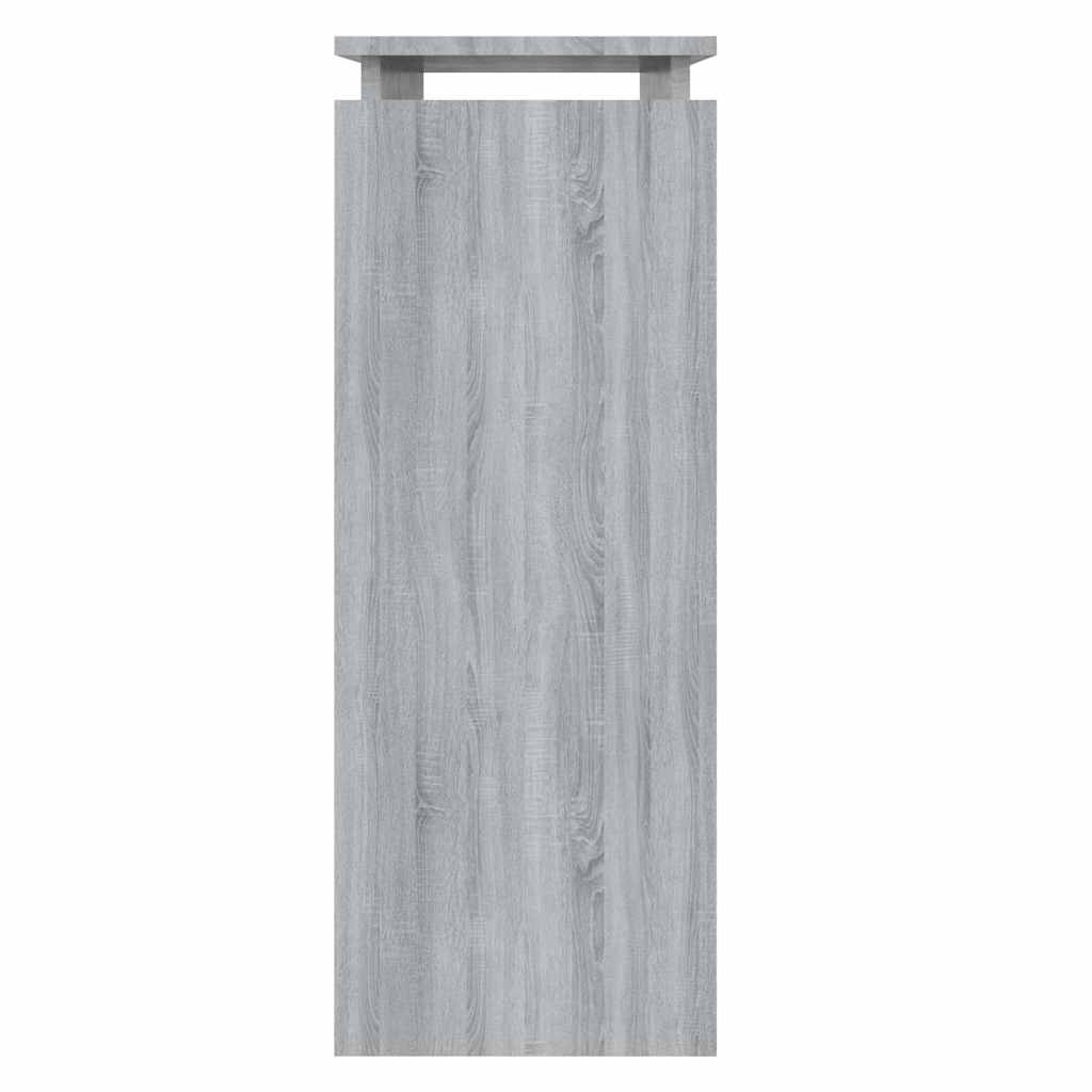 Konzolni stol boja sivog hrasta sonome 80x30x80 cm drveni
