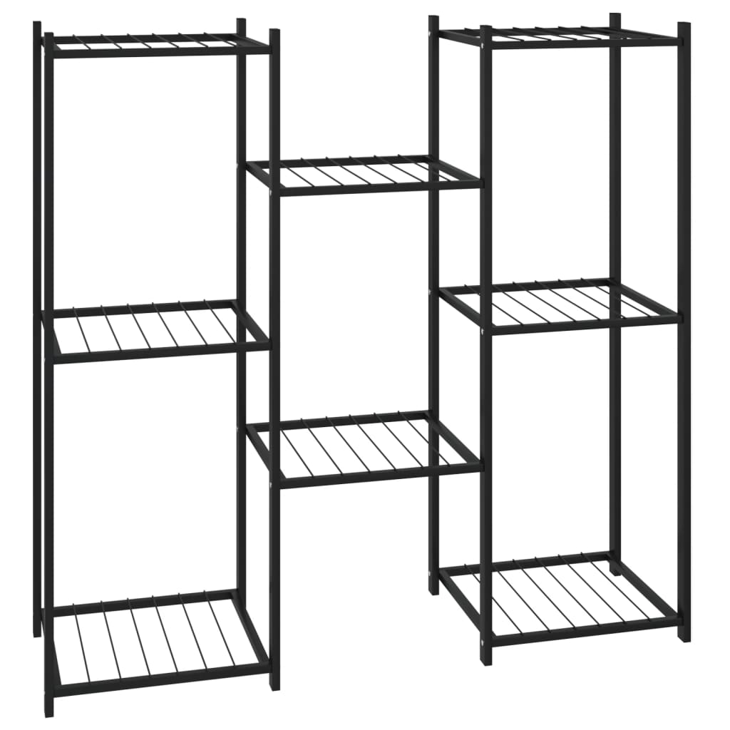 Stalak za cvijeće 83 x 25 x 80 cm crni željezni