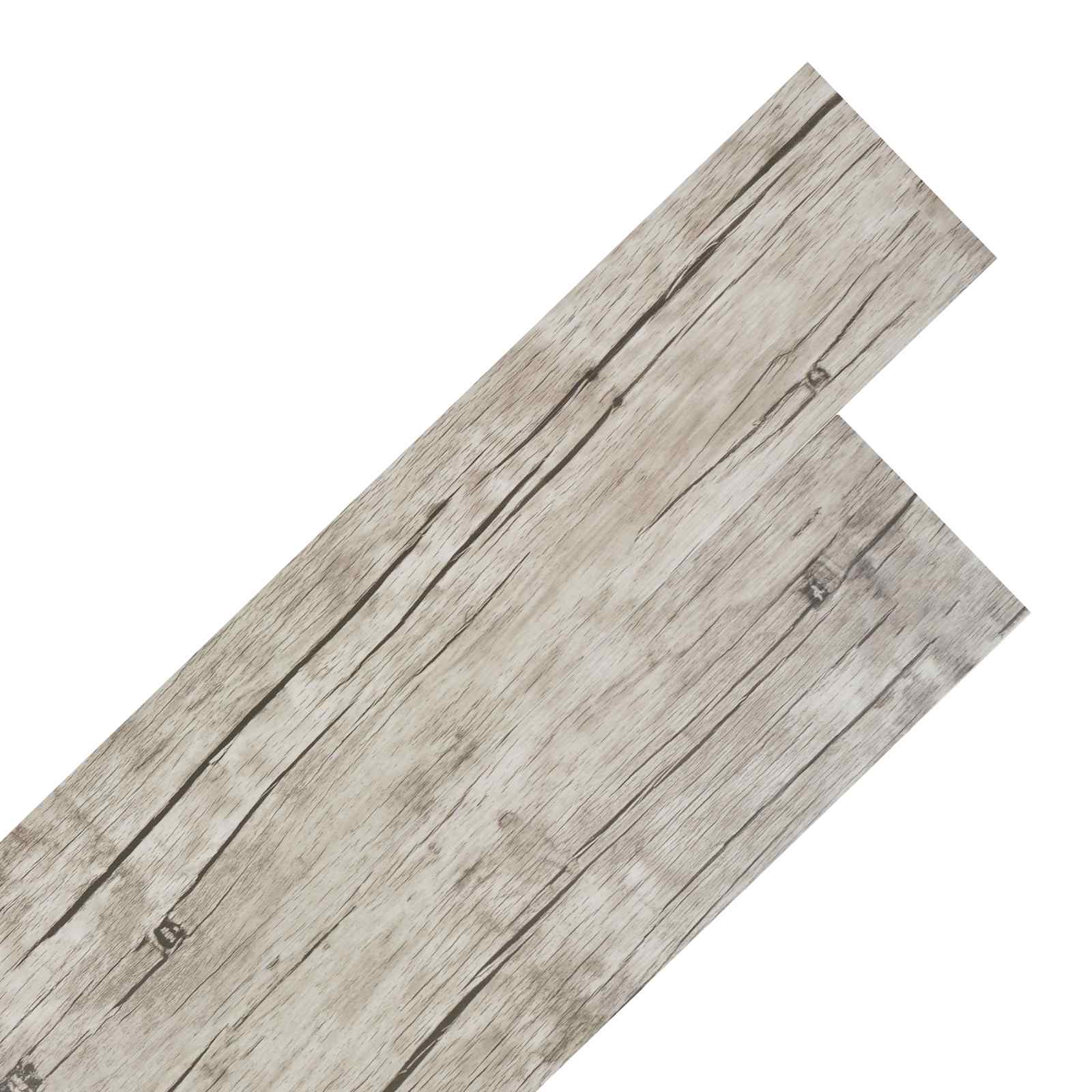 Podne daske 2,51 m² 18 pcs PVC Isprana boja hrasta