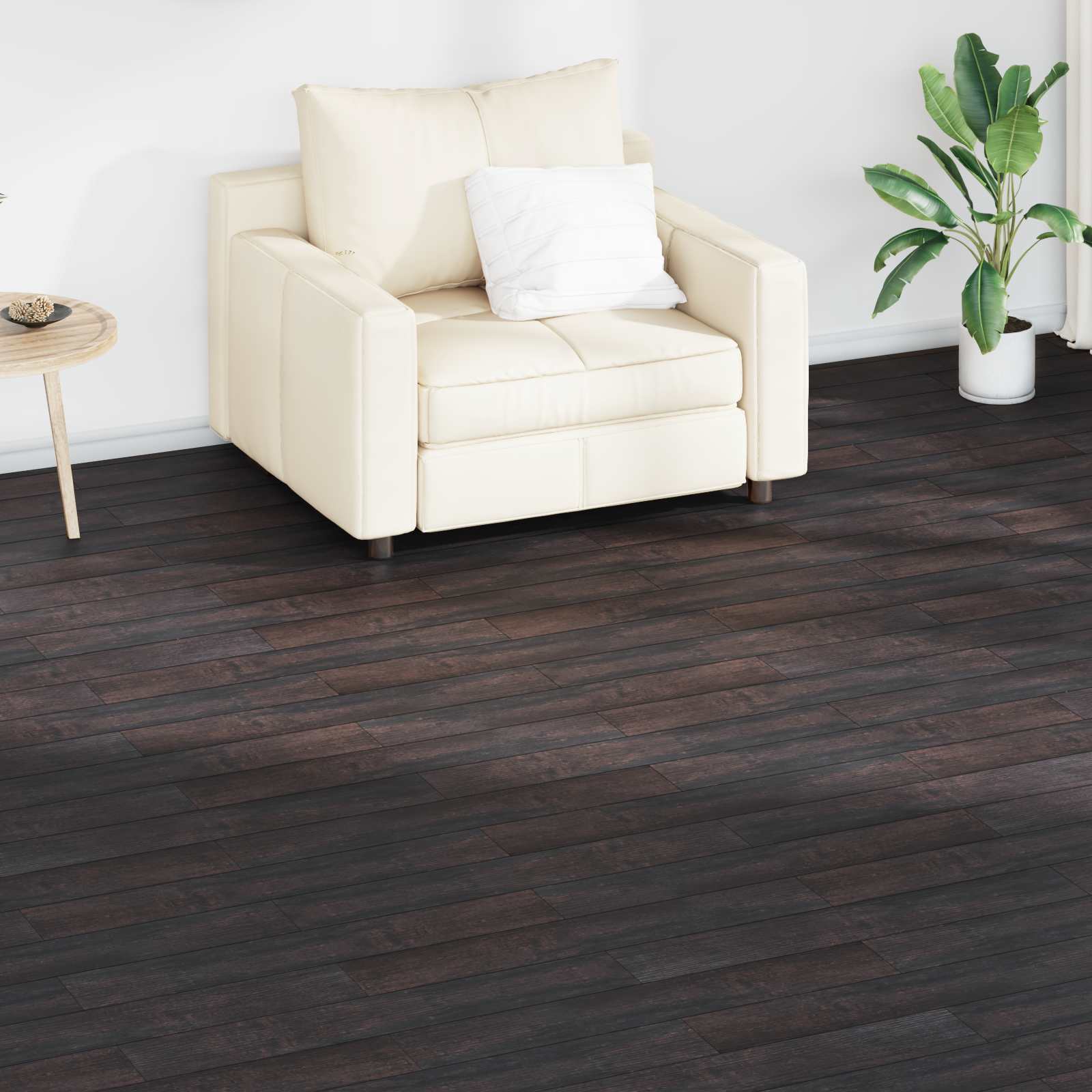 Podne daske 18 pcs Tamno smeđa 2,51 m² PVC
