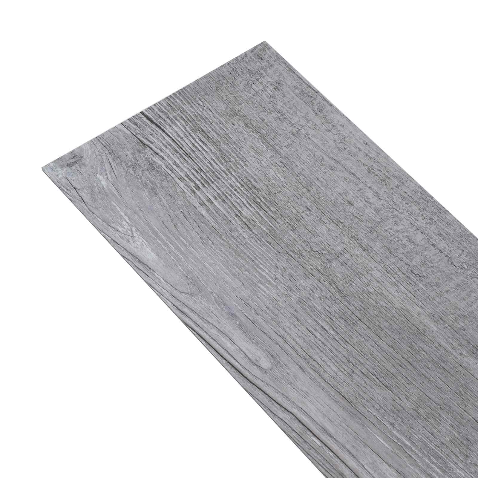 Podne daske 2,51 m² 18 pcs PVC Mat drvo sivo