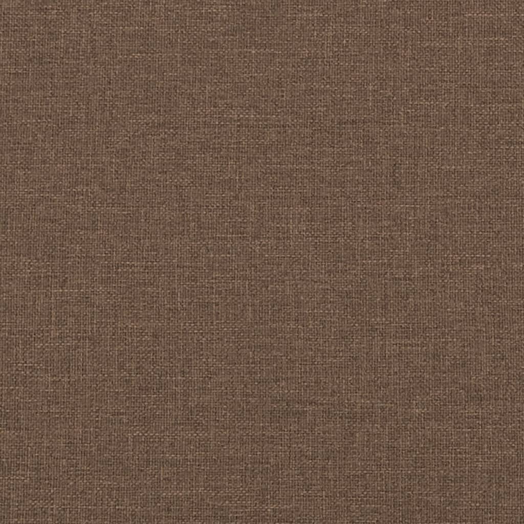 Električni naslonjač od tkanine smeđi