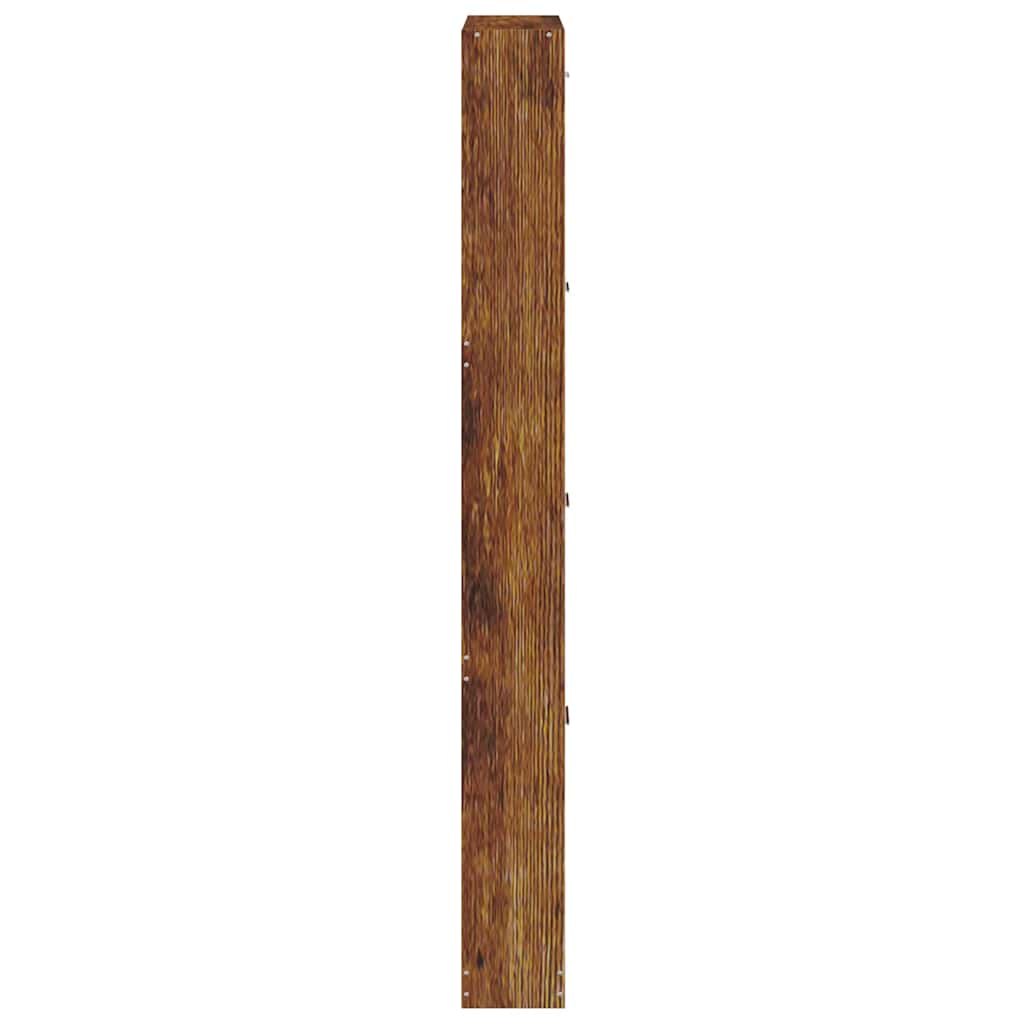 Ormarić za cipele boja hrasta 59x17x150 cm konstruirano drvo