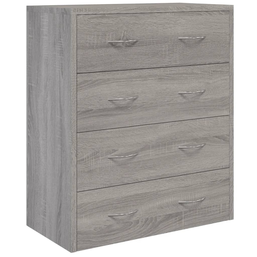 Komoda s 4 ladice 60 x 30,5 x 71 cm boja hrasta sonome