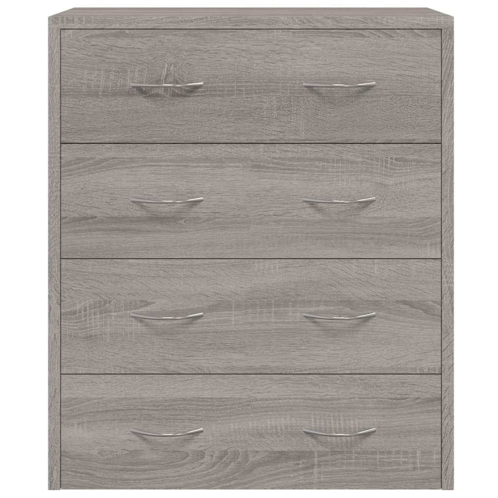 Komoda s 4 ladice 60 x 30,5 x 71 cm boja hrasta sonome