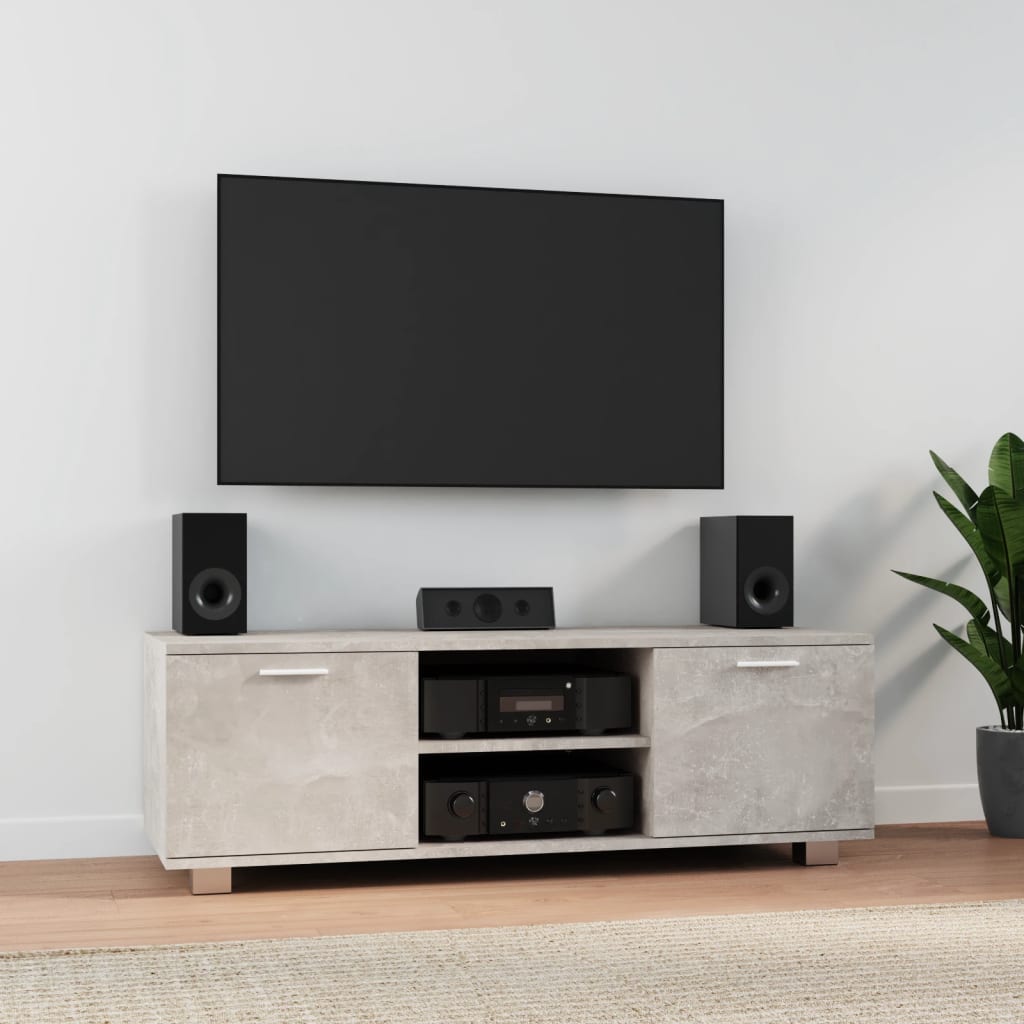 TV ormarić boja betona 120x40,5x35 cm od konstruiranog drva