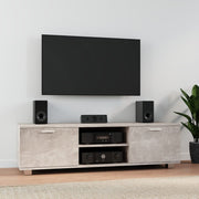TV ormarić boja betona 140x40,5x35 cm od konstruiranog drva