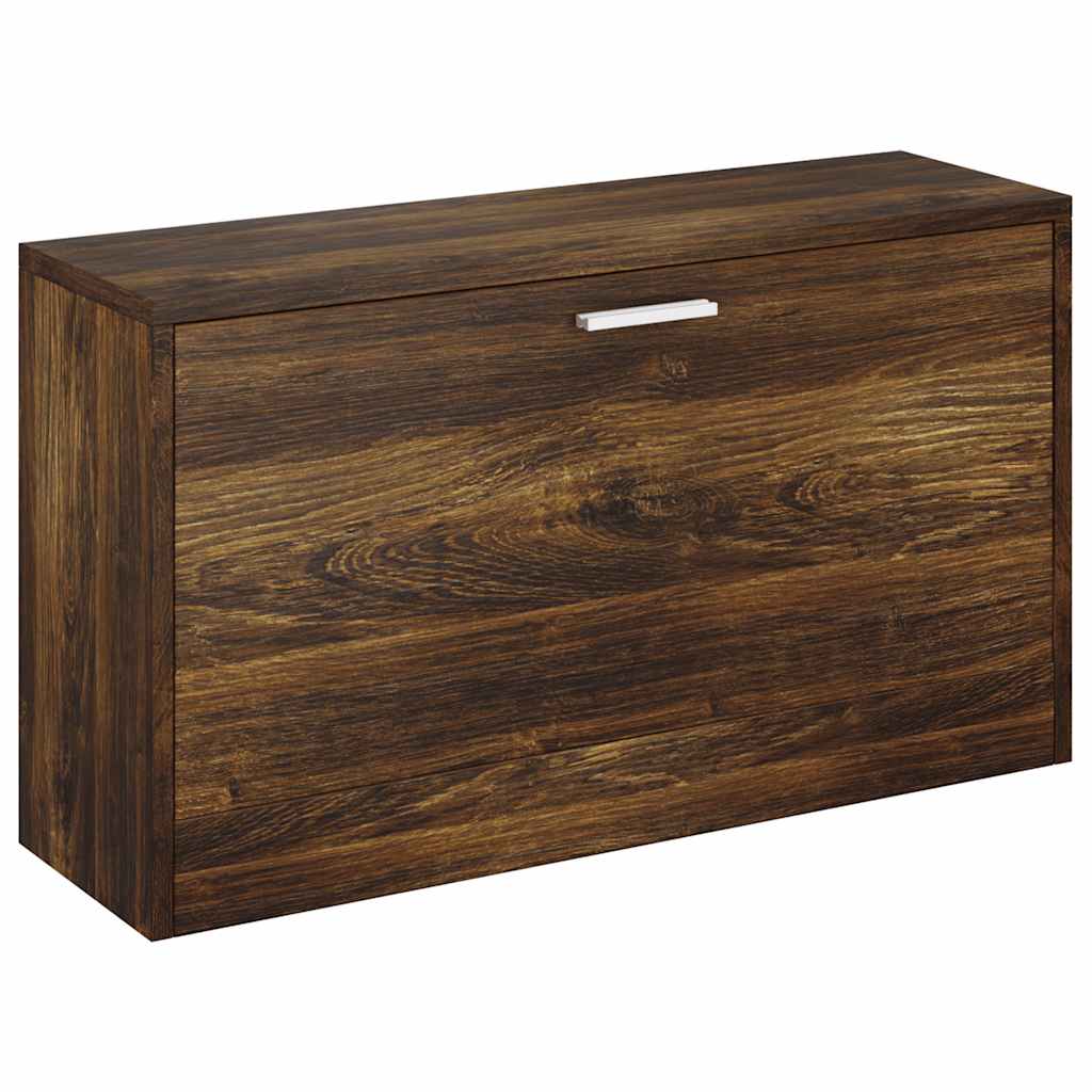 Klupa za cipele boja hrasta 80 x 24 x 45 cm konstruirano drvo