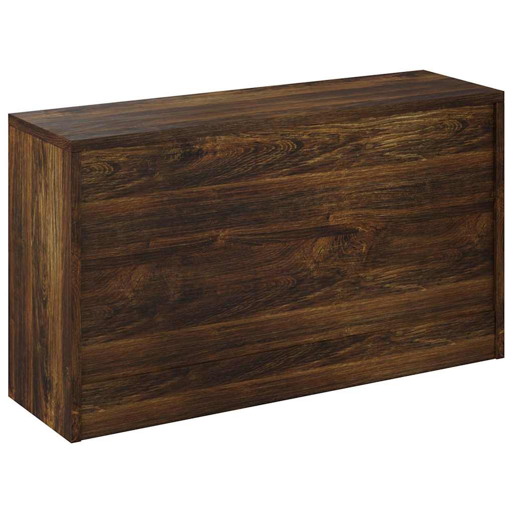 Klupa za cipele boja hrasta 80 x 24 x 45 cm konstruirano drvo