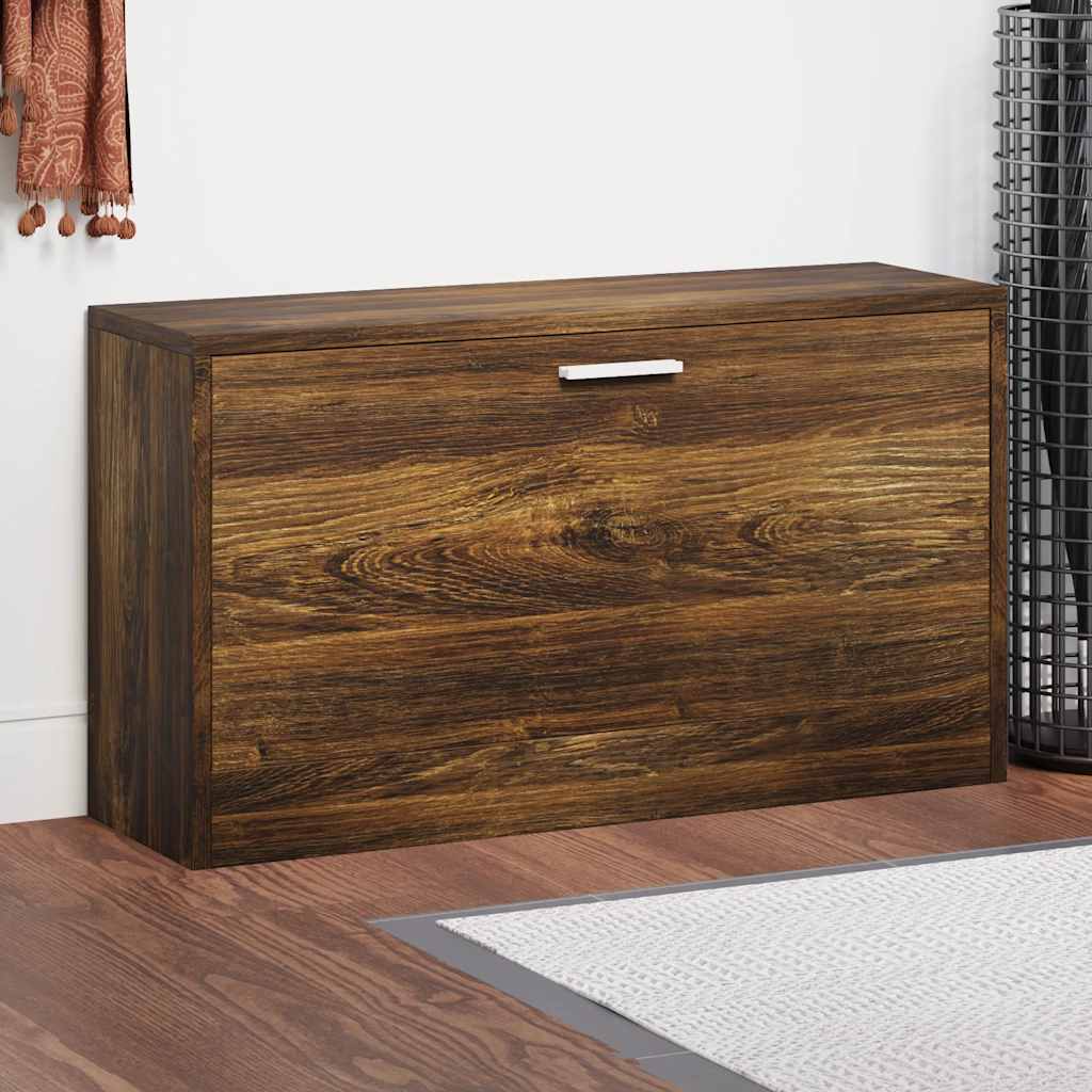 Klupa za cipele boja hrasta 80 x 24 x 45 cm konstruirano drvo