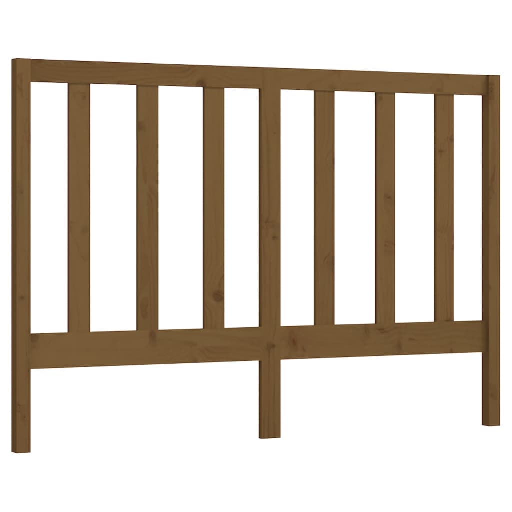 Uzglavlje za krevet boja meda 166 x 4 x 100 cm masivna borovina