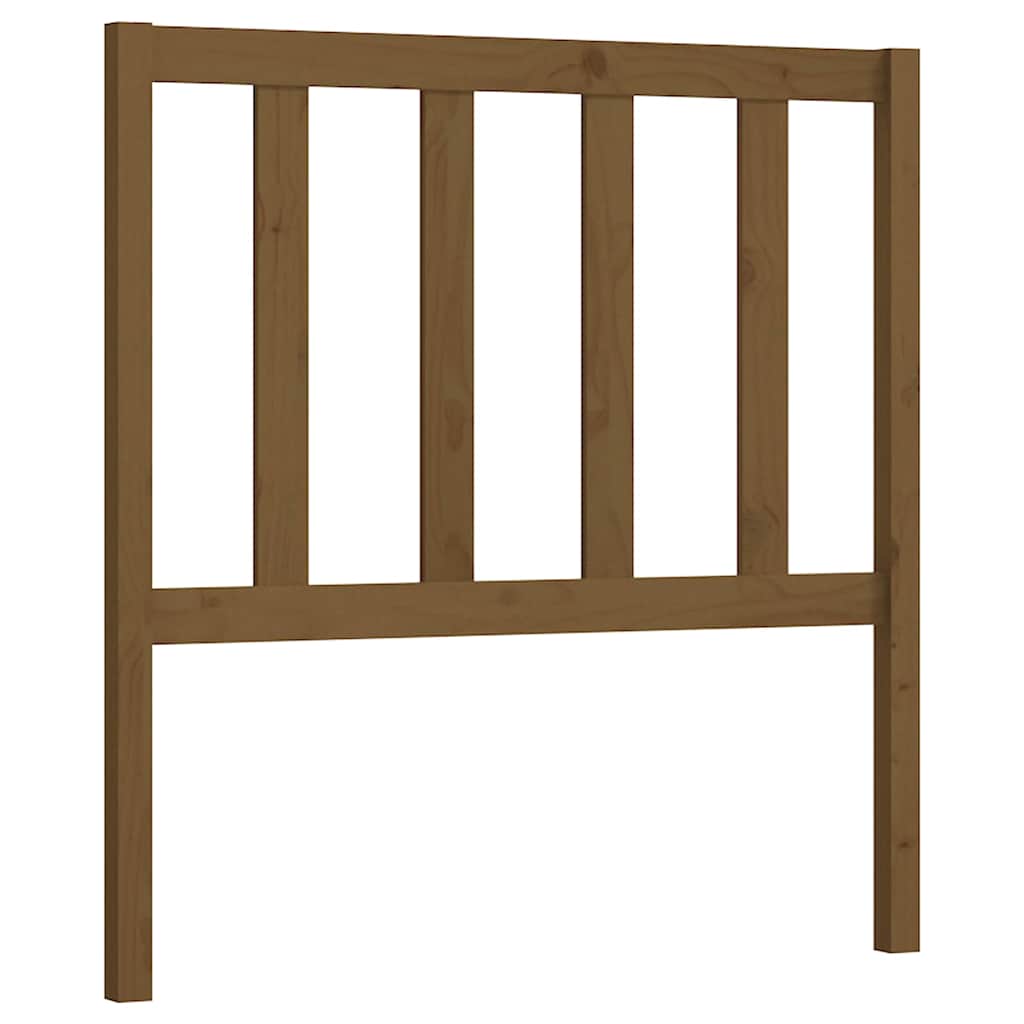 Uzglavlje za krevet boja meda 81 x 4 x 100 cm masivna borovina